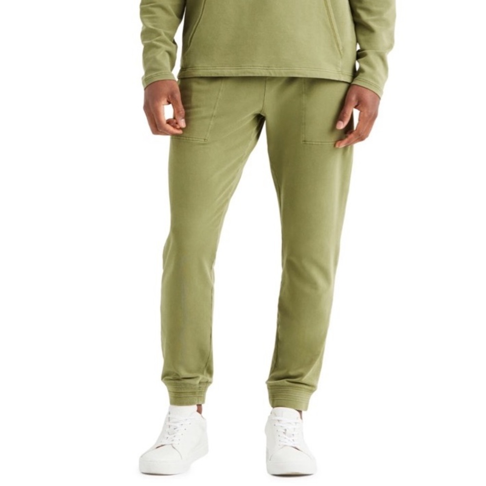 Rhone Men's Sun-dyed Olive Green Bolinas Beach Sweatpants Jogger Pants Size XL